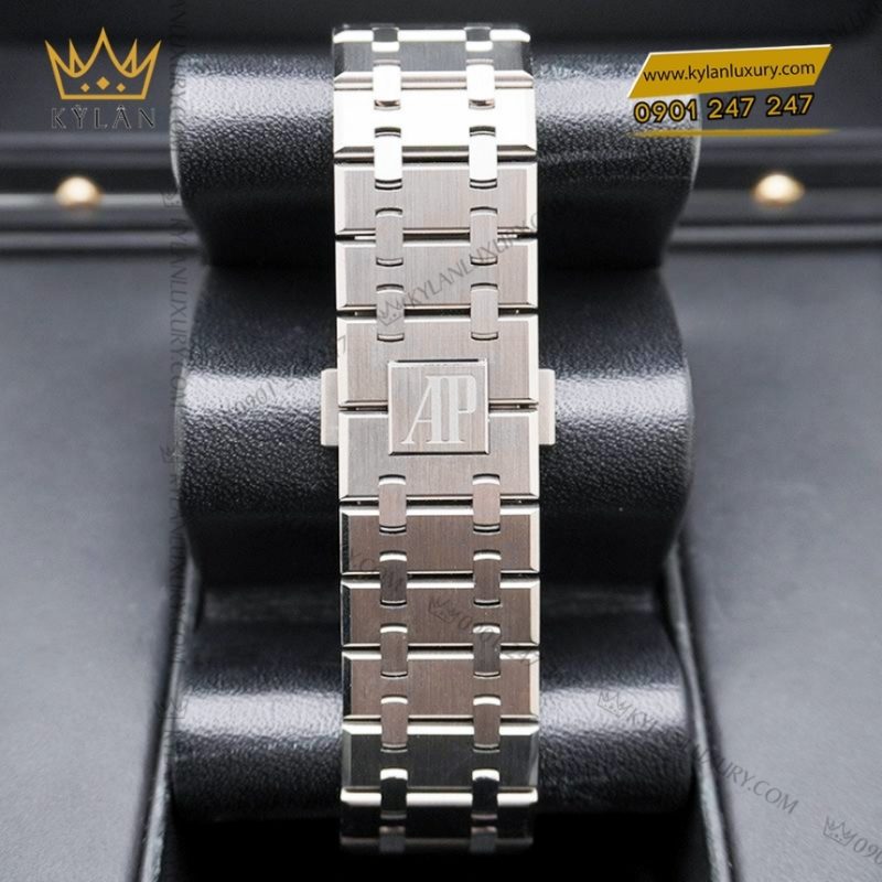 Đồng hồ Royal Oak Selfwinding Flying Tourbillon mặt số xanh 26730TI