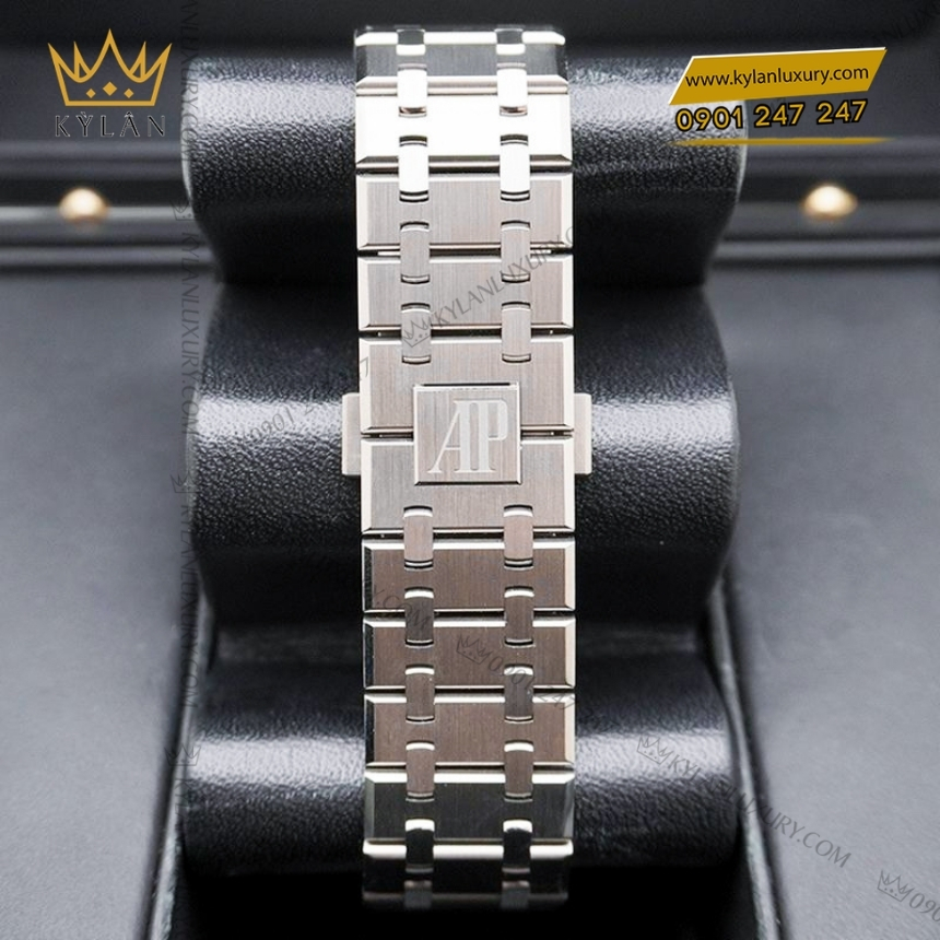Kỳ Lân Luxury audemars piguet royal oak 26730ti flying tourbillon 2 Đồng hồ Royal Oak Selfwinding Flying Tourbillon mặt số xanh 26730TI