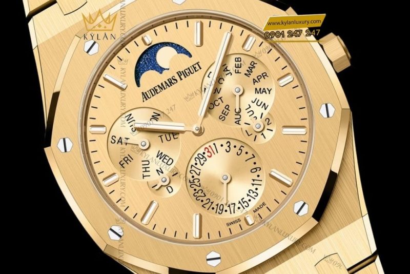Đồng hồ Audemars Piguet Royal Oak Perpetual Calendar Ultra-Thin vàng khối