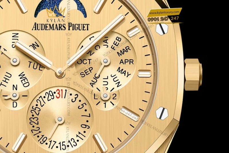 Đồng hồ Audemars Piguet Royal Oak Perpetual Calendar Ultra-Thin vàng khối