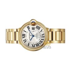 Đồng hồ Cartier Ballon Bleu de Cartier vành kim cương CRWJBB0070