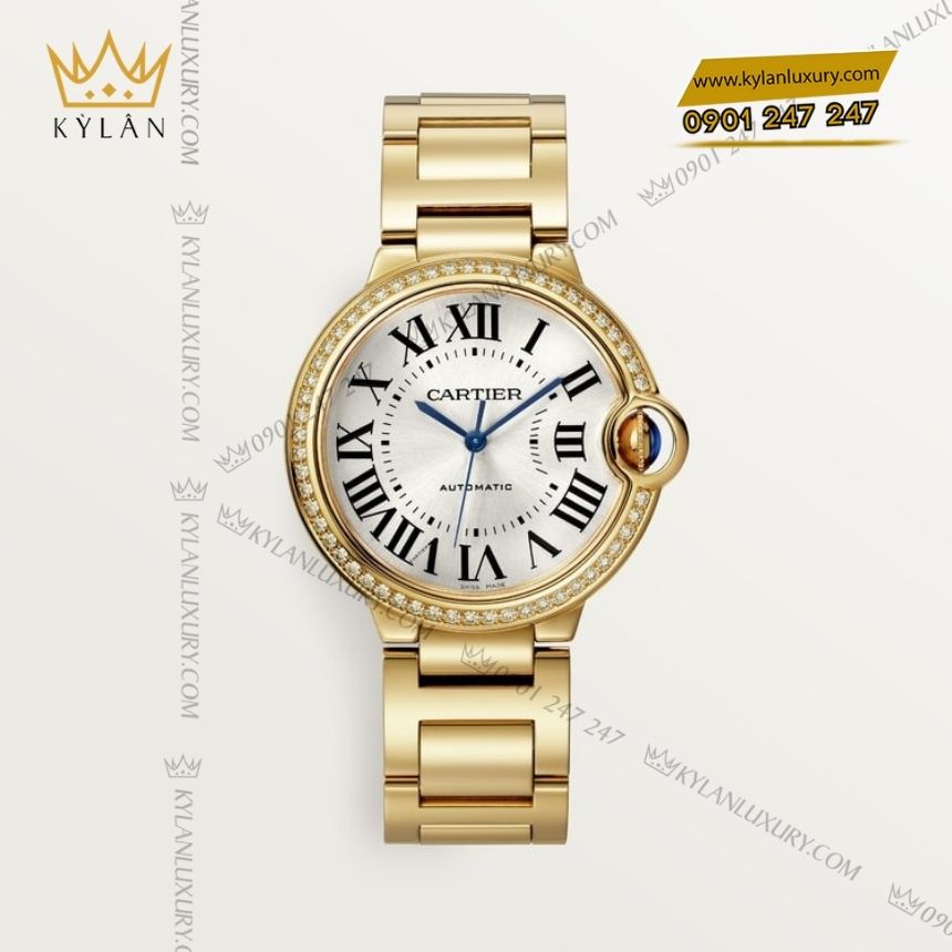 Kỳ Lân Luxury cartier ballon bleu crwjbb0070 vanh kim cuong 7 Đồng hồ Cartier Ballon Bleu de Cartier vành kim cương CRWJBB0070