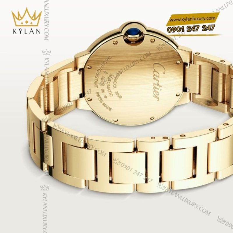 Đồng hồ Cartier Ballon Bleu de Cartier vành kim cương CRWJBB0070
