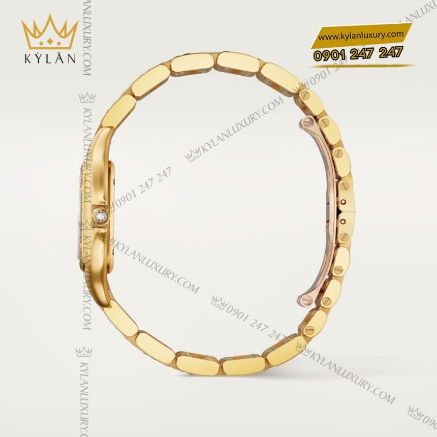 Kỳ Lân Luxury cartier panthere de cartier crwjpn0060 3 Đồng hồ Cartier Panthère de Cartier nạm kim cương CRWJPN0060