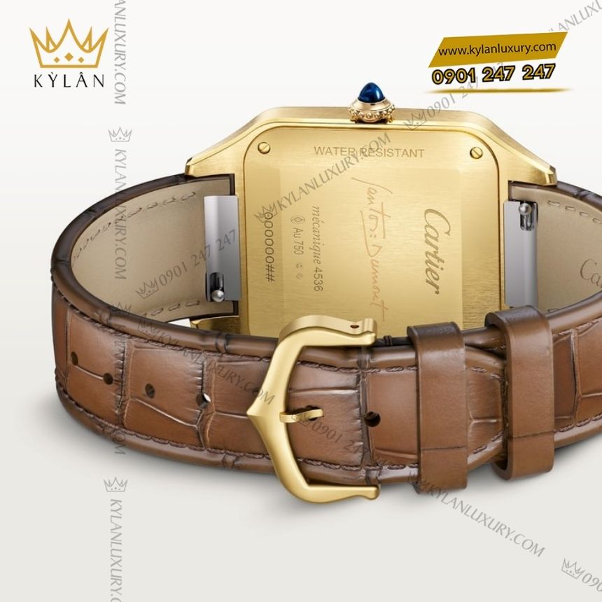 Kỳ Lân Luxury cartier santos dumont crwgsa0111 5 Đồng hồ Cartier Santos Dumont CRWGSA0111