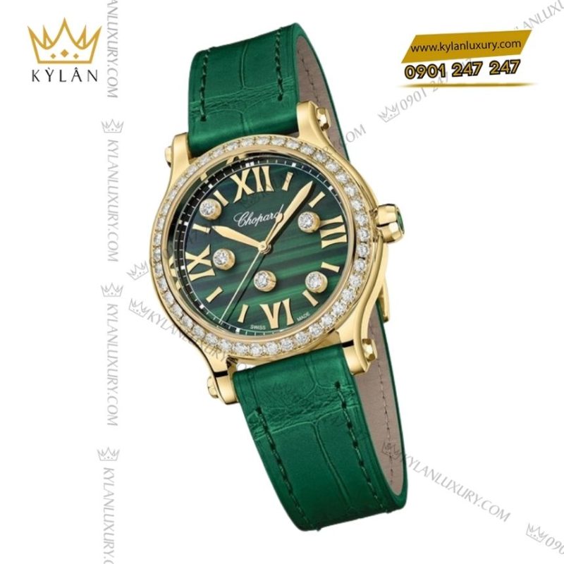 Đồng hồ Chopard Happy Sport mặt xanh malachite 275378-0001