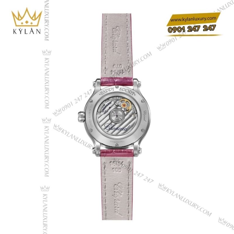 Đồng hồ Chopard Happy Sport vành kim cương 278608-3008