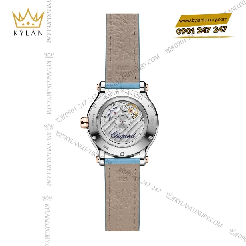 Kỳ Lân Luxury chopard happy sport 278608 6013 4 Đồng hồ Chopard Happy Sport mặt số turquoise 278608-6013