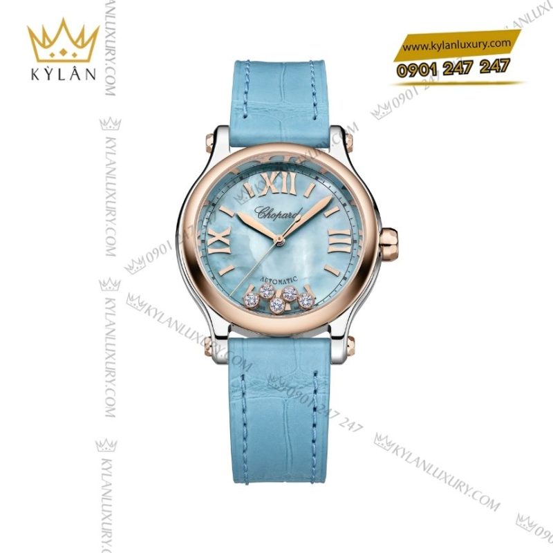 Đồng hồ Chopard Happy Sport mặt số turquoise 278608-6013