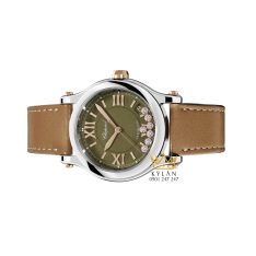 Đồng hồ Chopard Happy Sport 36mm mặt xanh khaki 278559-6028