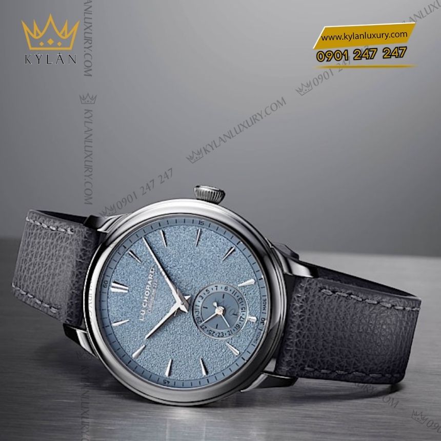 Kỳ Lân Luxury chopard luc quattro mark iv 161954 9001 Đồng hồ Chopard L.U.C Quattro Mark IV mặt ice blue