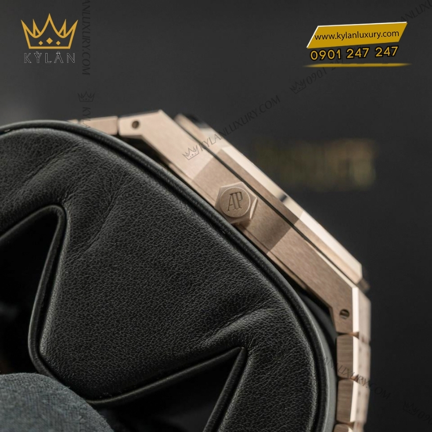Kỳ Lân Luxury dong ho audemars piguet royal oak perpetual calendar sand gold 3 Đồng hồ Royal Oak Perpetual Calendar Sand Gold 26674SG