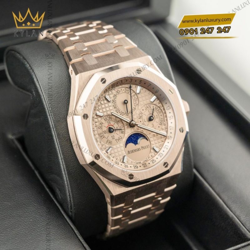 Đồng hồ Royal Oak Perpetual Calendar Sand Gold 26674SG
