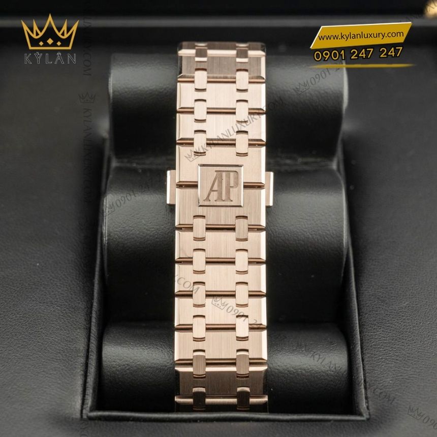Kỳ Lân Luxury dong ho audemars piguet royal oak perpetual calendar sand gold 9 Đồng hồ Royal Oak Perpetual Calendar Sand Gold 26674SG