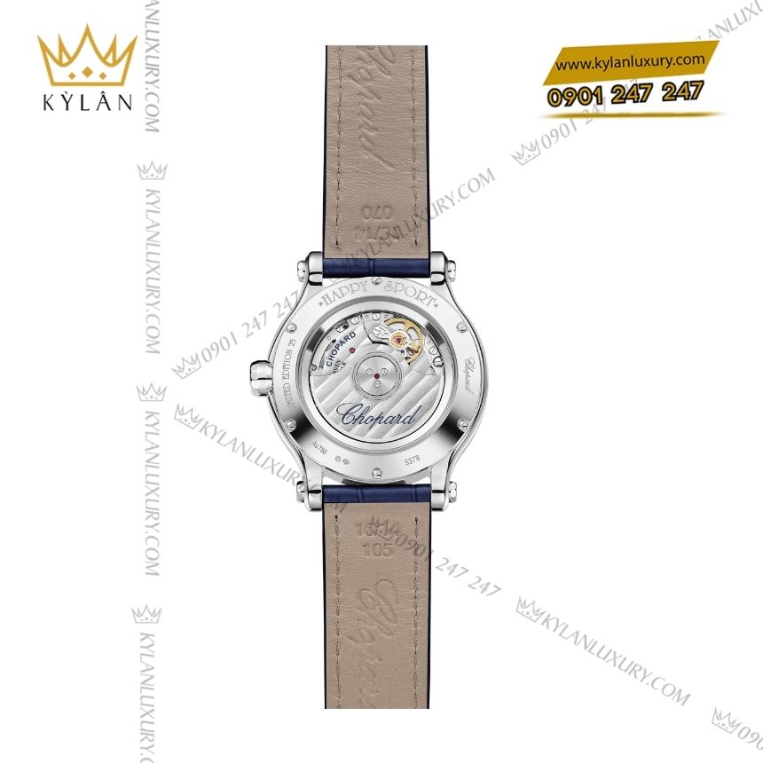 Kỳ Lân Luxury dong ho chopard happy sport 275378 1003 6 Đồng hồ Chopard Happy Sport mặt số aventurine 275378-1003