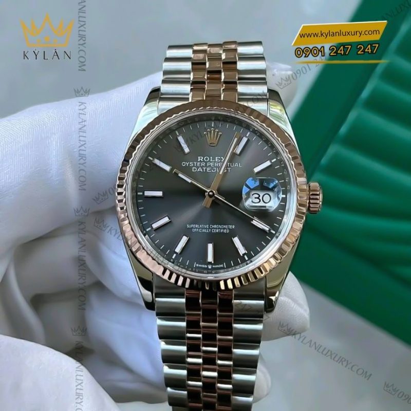 Đồng hồ Rolex Datejust 36 mặt số slate 126231-0013