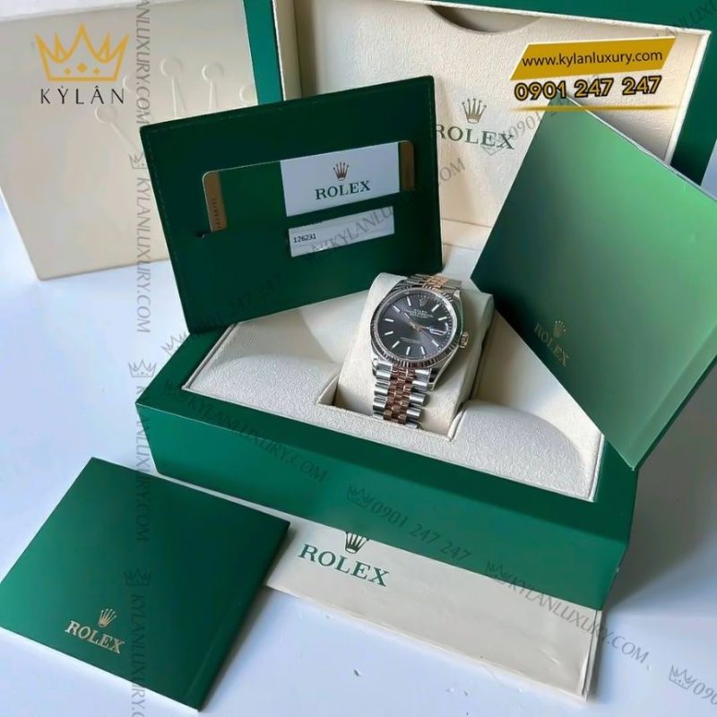 Đồng hồ Rolex Datejust 36 mặt số slate 126231-0013