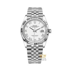 Đồng hồ Rolex Datejust 36 126234-0025 mặt số trắng La Mã