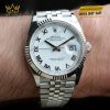 Đồng hồ Rolex Datejust 36 126234-0025 mặt số trắng La Mã