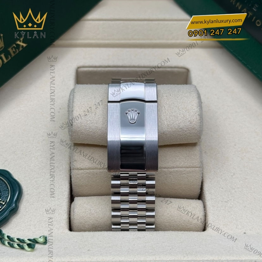Kỳ Lân Luxury dong ho rolex datejust 36 126234 0025 5 1 Đồng hồ Rolex Datejust 36 126234-0025 mặt số trắng La Mã