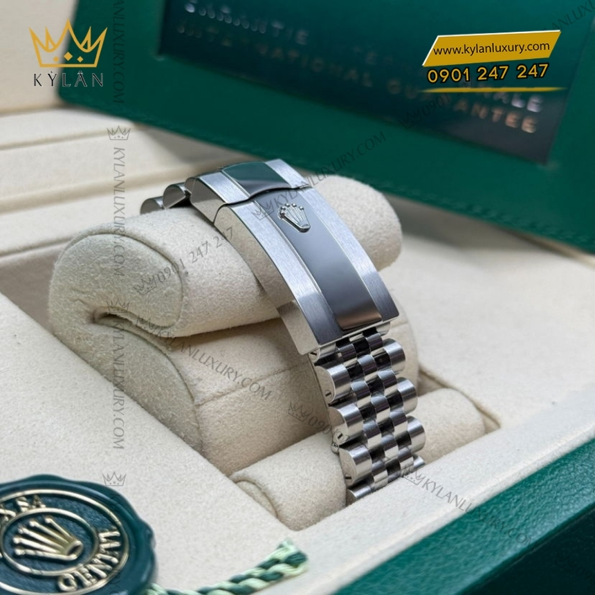 Kỳ Lân Luxury dong ho rolex datejust 36 126234 0025 7 1 Đồng hồ Rolex Datejust 36 126234-0025 mặt số trắng La Mã