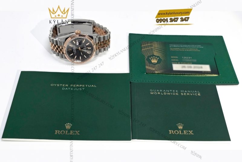 Đồng hồ Rolex Datejust 36 mặt số slate 126231-0013