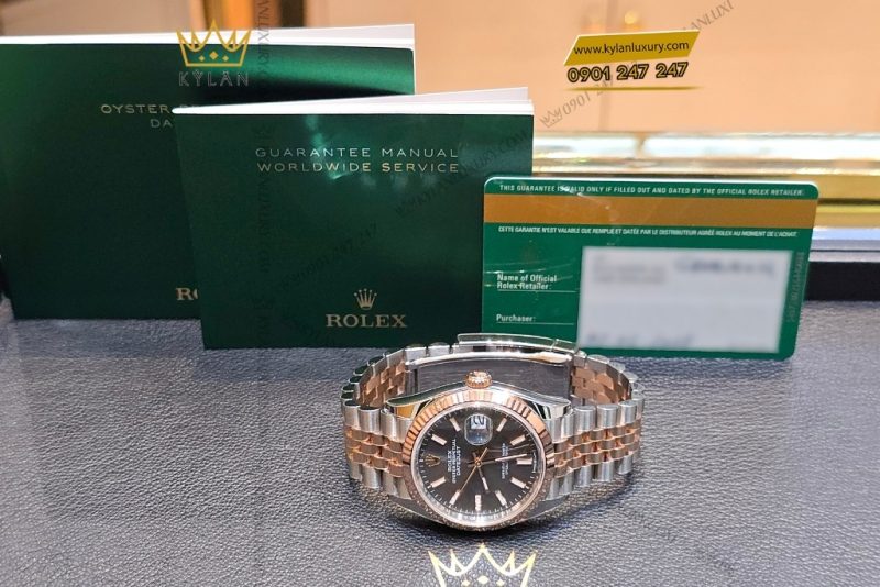 Đồng hồ Rolex Datejust 36 mặt số slate 126231-0013