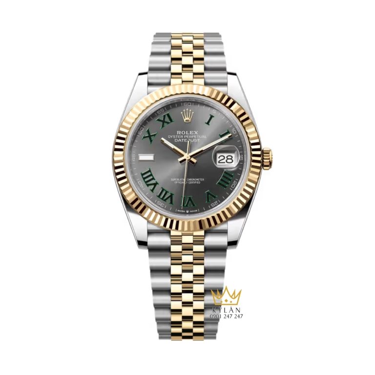 Đồng hồ Rolex Datejust 41 mặt xám cọc La Mã 126333-0020