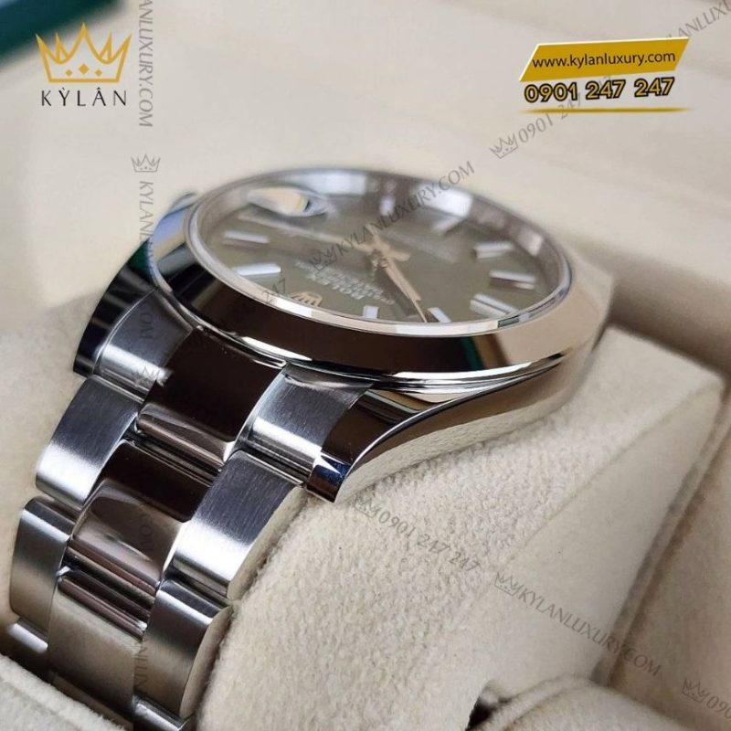 Đồng hồ Rolex Datejust 41 mặt xanh bạc hà 126300-0019