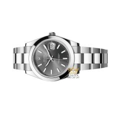 Đồng hồ Rolex Datejust 41 mặt xám đá phiến 126300-0007