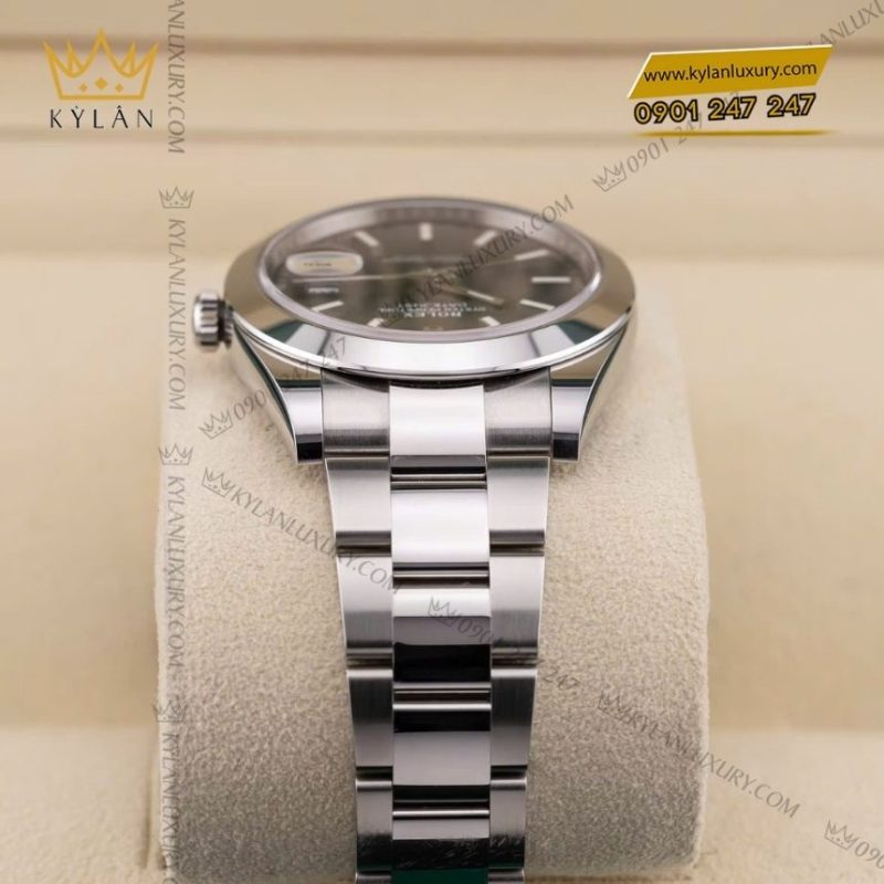 Đồng hồ Rolex Datejust 41 mặt xám đá phiến 126300-0007
