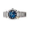 Đồng hồ Rolex Day-Date 36 xanh ombré vành kim cương 128349RBR-0010