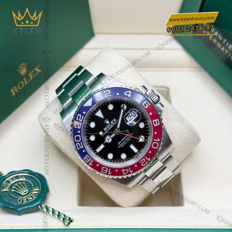 Đồng hồ Rolex GMT Master II pepsi dây oyster 126710BLRO-0002