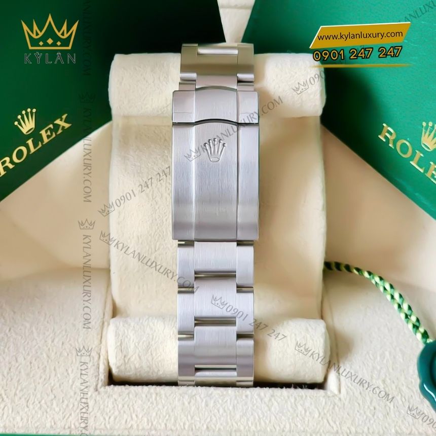 Kỳ Lân Luxury dong ho rolex oyster perpetual 41 134300 0007 3 Đồng hồ Rolex Oyster Perpetual 41 mặt số Beige 134300-0007