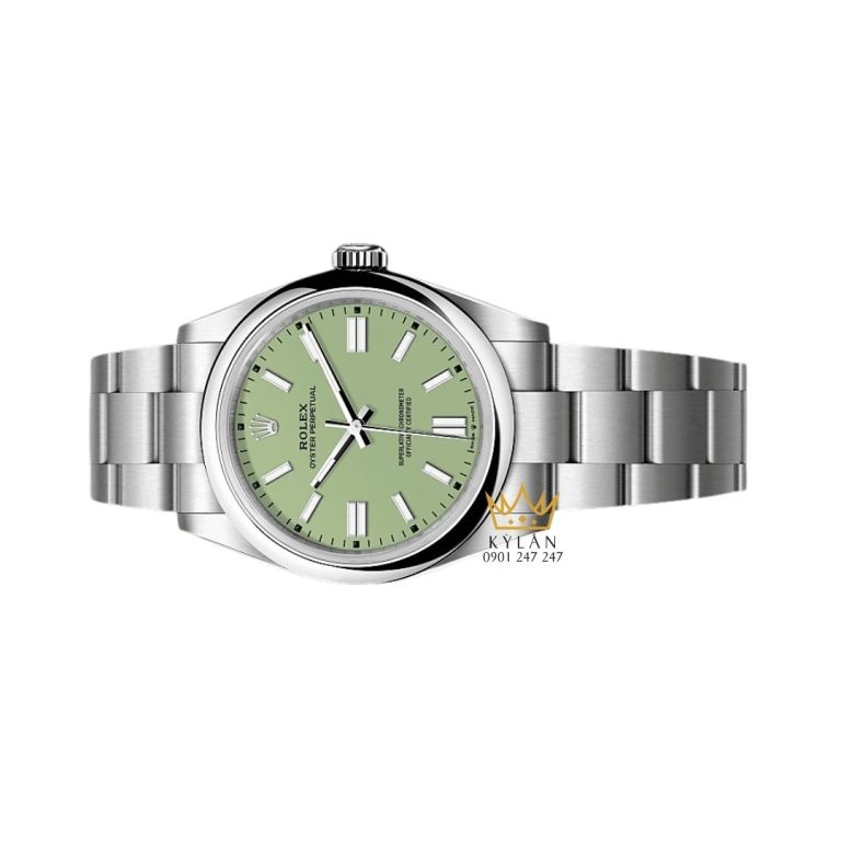 Đồng hồ Rolex Oyster Perpetual 41 mặt số xanh Pistachio 134300-0006