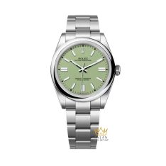 Đồng hồ Rolex Oyster Perpetual 41 mặt số xanh Pistachio 134300-0006