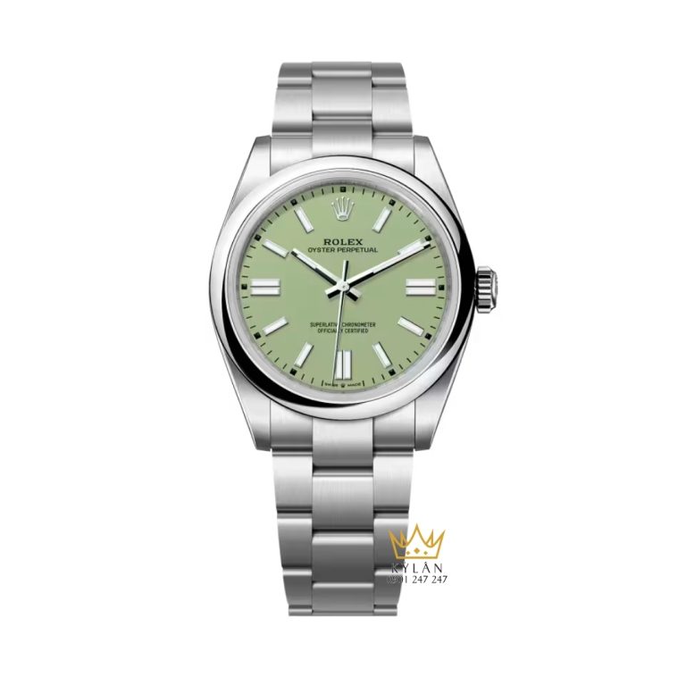 Đồng hồ Rolex Oyster Perpetual 41 mặt số xanh Pistachio 134300-0006