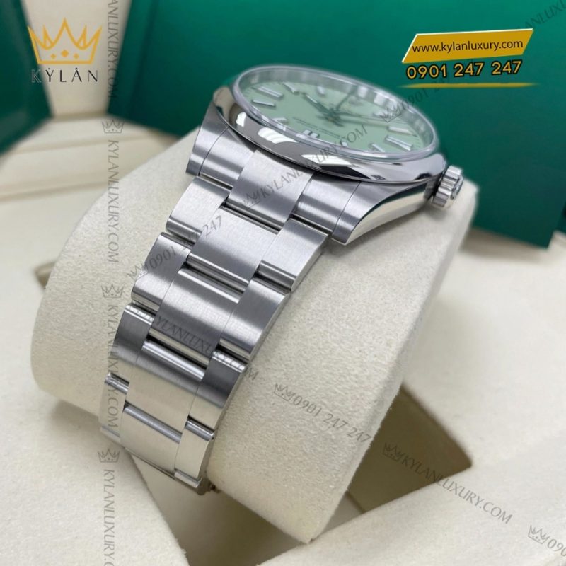 Đồng hồ Rolex Oyster Perpetual 41 mặt số xanh Pistachio 134300-0006