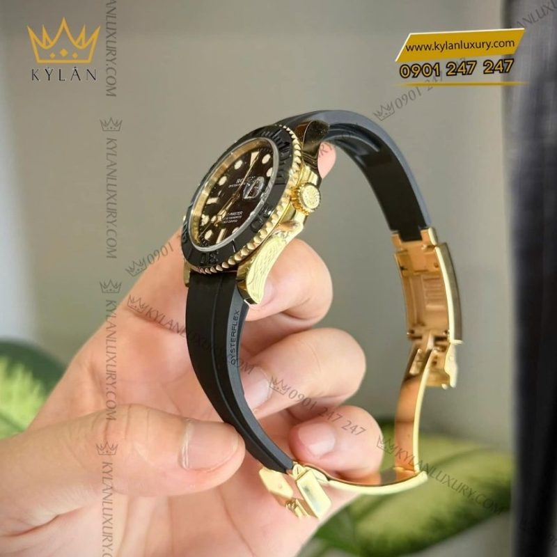 Đồng hồ Rolex Yacht-Master 42 mặt số đen 226658-0001