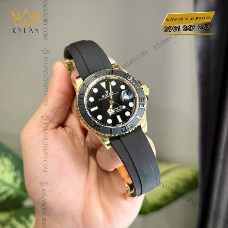 Đồng hồ Rolex Yacht-Master 42 mặt số đen 226658-0001