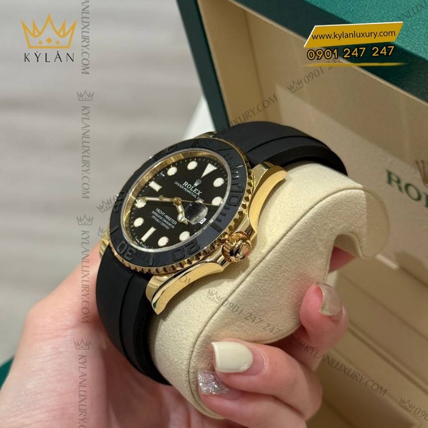 Kỳ Lân Luxury dong ho rolex yacht master 42 226658 0001 Đồng hồ Rolex Yacht-Master 42 mặt số đen 226658-0001