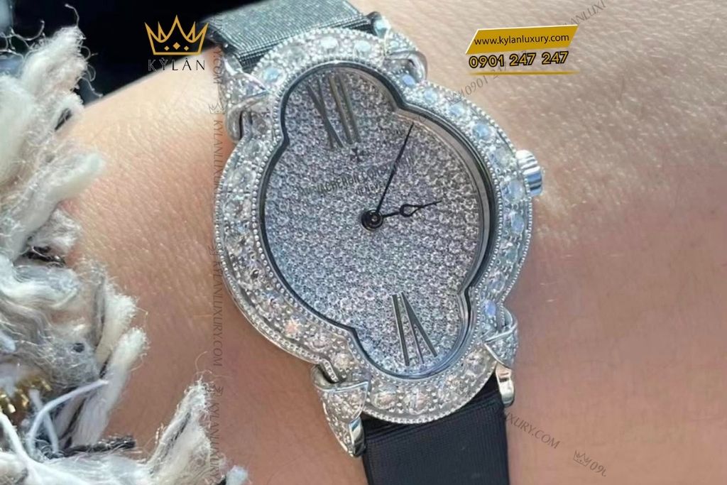 Kỳ Lân Luxury dong ho vacheron constantin heures 37640 000g b021 4 Đồng hồ Vacheron Constantin Heures Créatives Heures nạm kim cương 37640/000G-B021