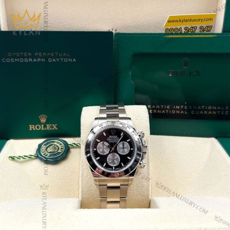 Đồng hồ Rolex Cosmograph Daytona mặt số đen 126509-0001