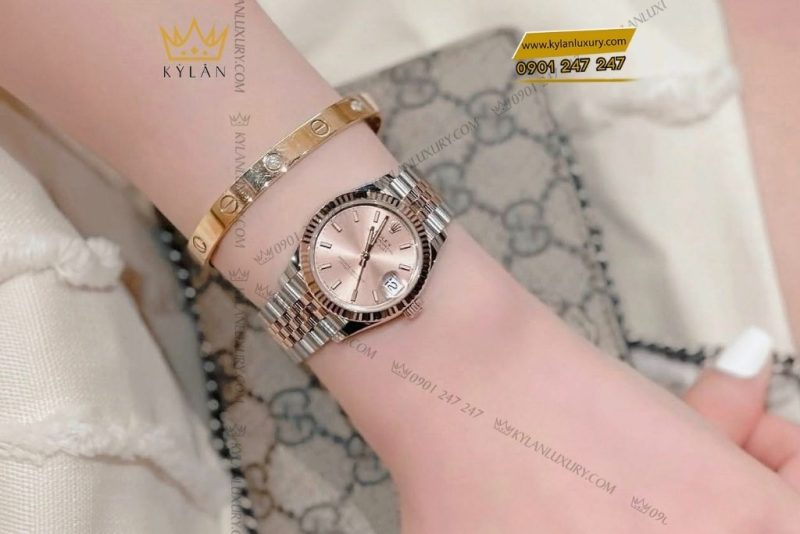Đồng hồ Rolex Datejust 31 mặt số hồng 278271-0010