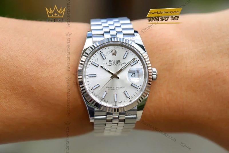 Đồng hồ Rolex Datejust 31 mặt số bạc 278274-0012
