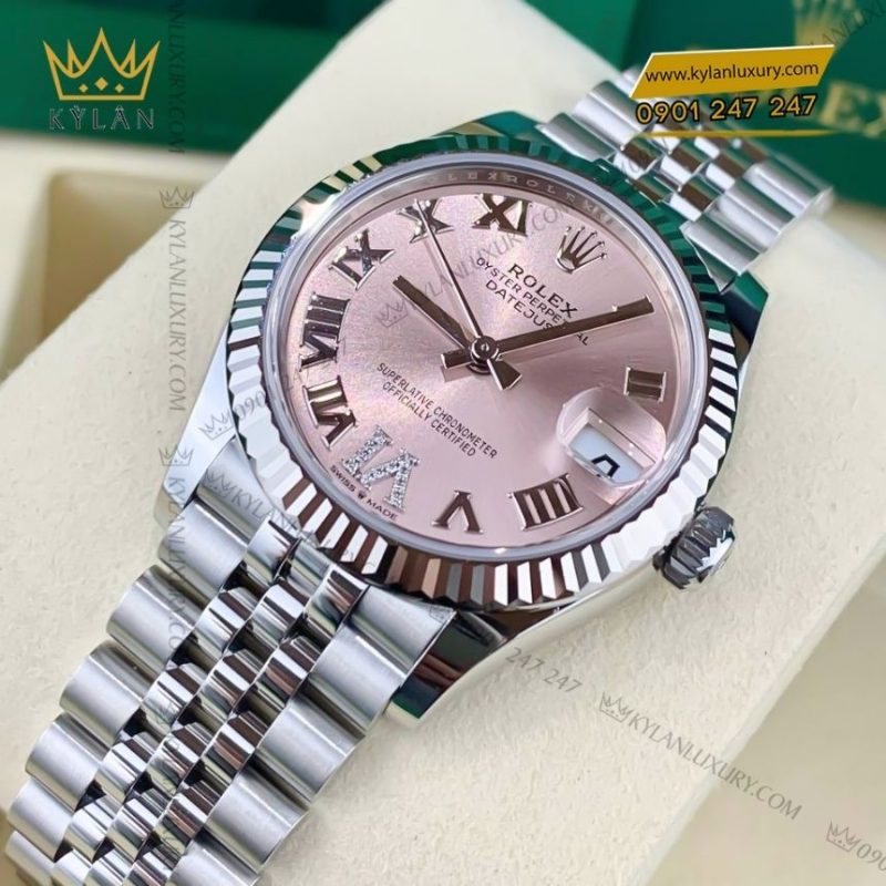 Đồng hồ Rolex Datejust 31 mặt hồng La Mã 278274-0024