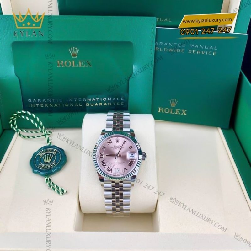 Đồng hồ Rolex Datejust 31 mặt hồng La Mã 278274-0024