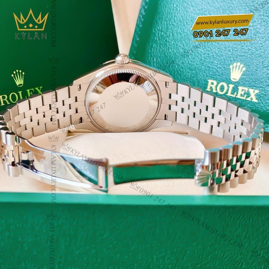 Kỳ Lân Luxury rolex datejust 31 278274 0024 9 Đồng hồ Rolex Datejust 31 mặt hồng La Mã 278274-0024