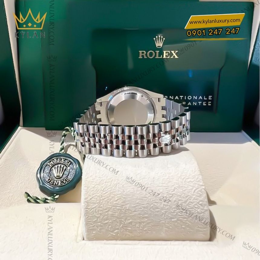 Kỳ Lân Luxury rolex datejust 31 278274 0034 6 1 Đồng hồ Rolex Datejust 31 xanh lam La Mã 278274-0034