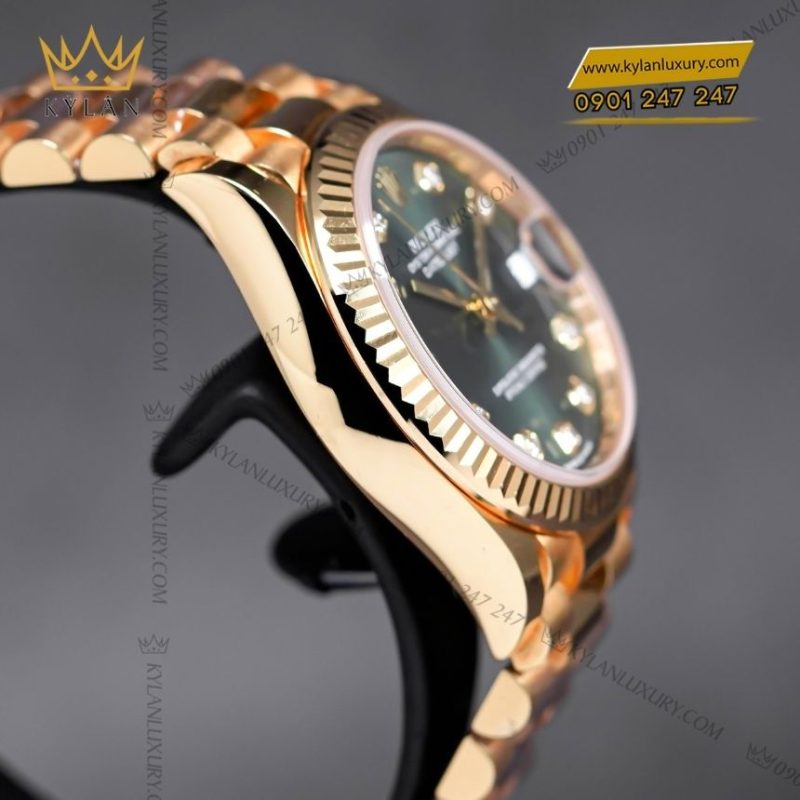 Đồng hồ Rolex Datejust 31 mặt xanh olive 278278-0011